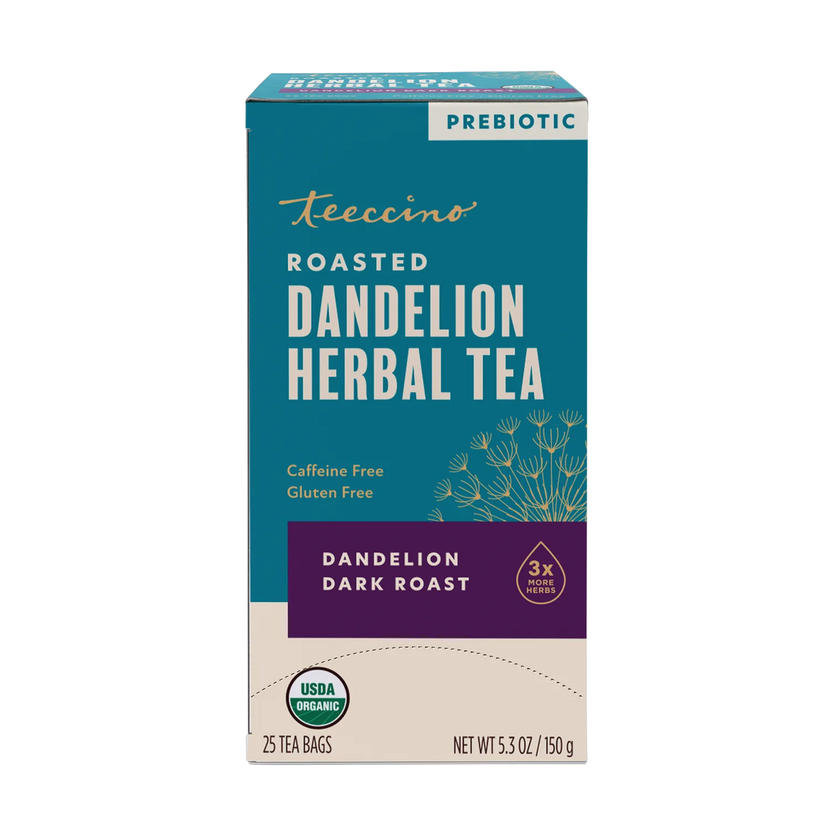 Dandelion Dark Roast Roasted Herbal Tea