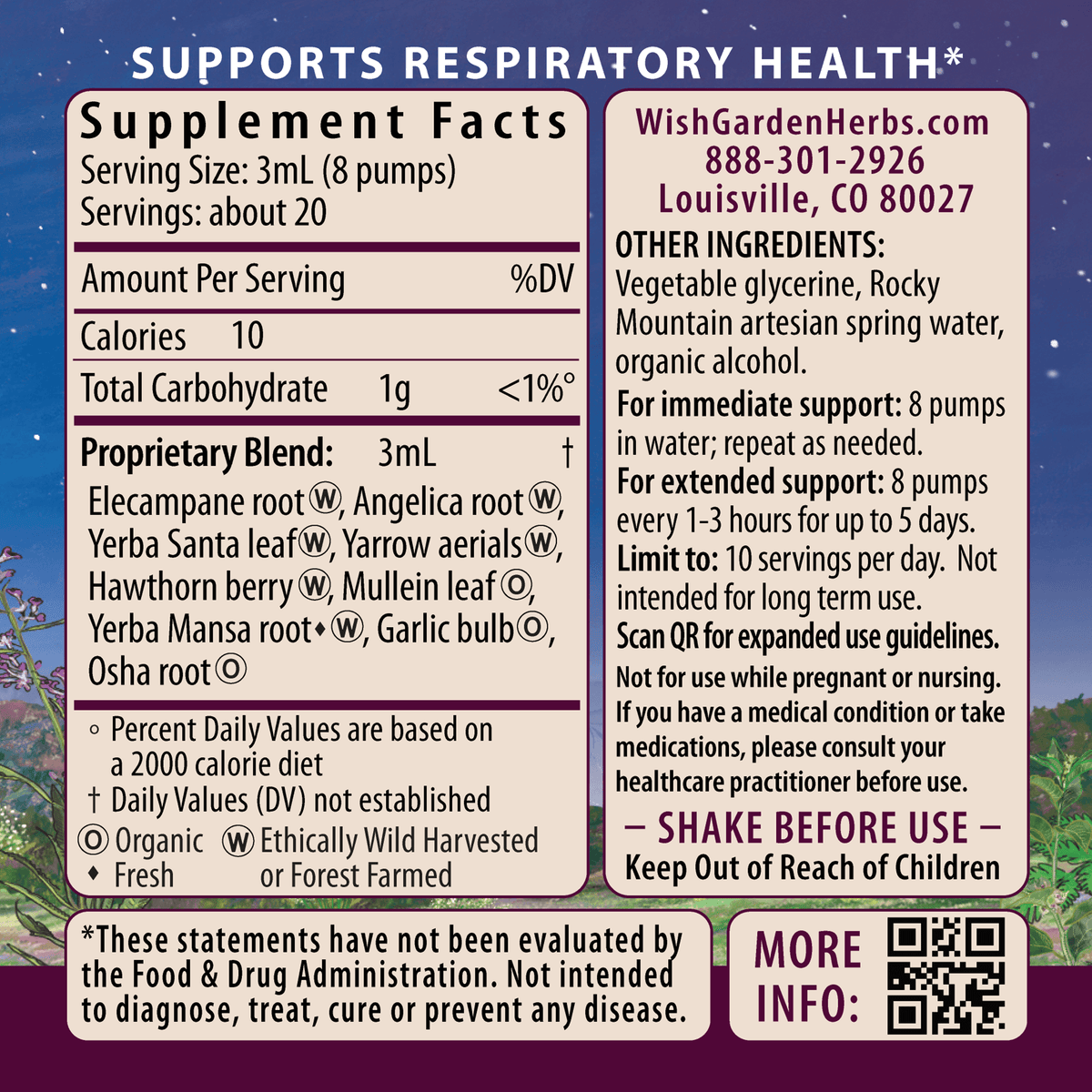 Deep Lung, Bronchial Support
