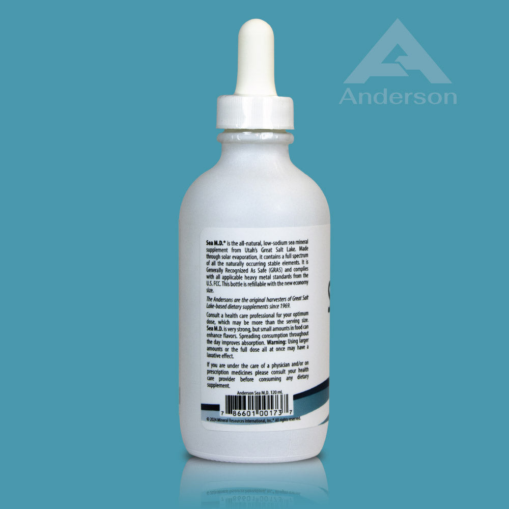 Sea M.D. Concentrated Trace Mineral Drops 120 mL (4 fl.oz.)