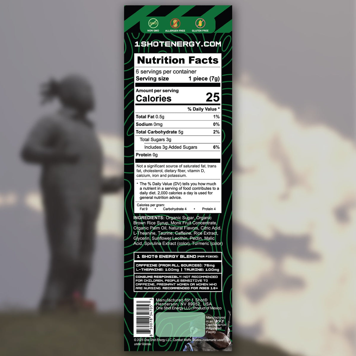 Toxic Limeade Energy Chews ft. Ghosts of Tabor (6 Piece Sleeve)