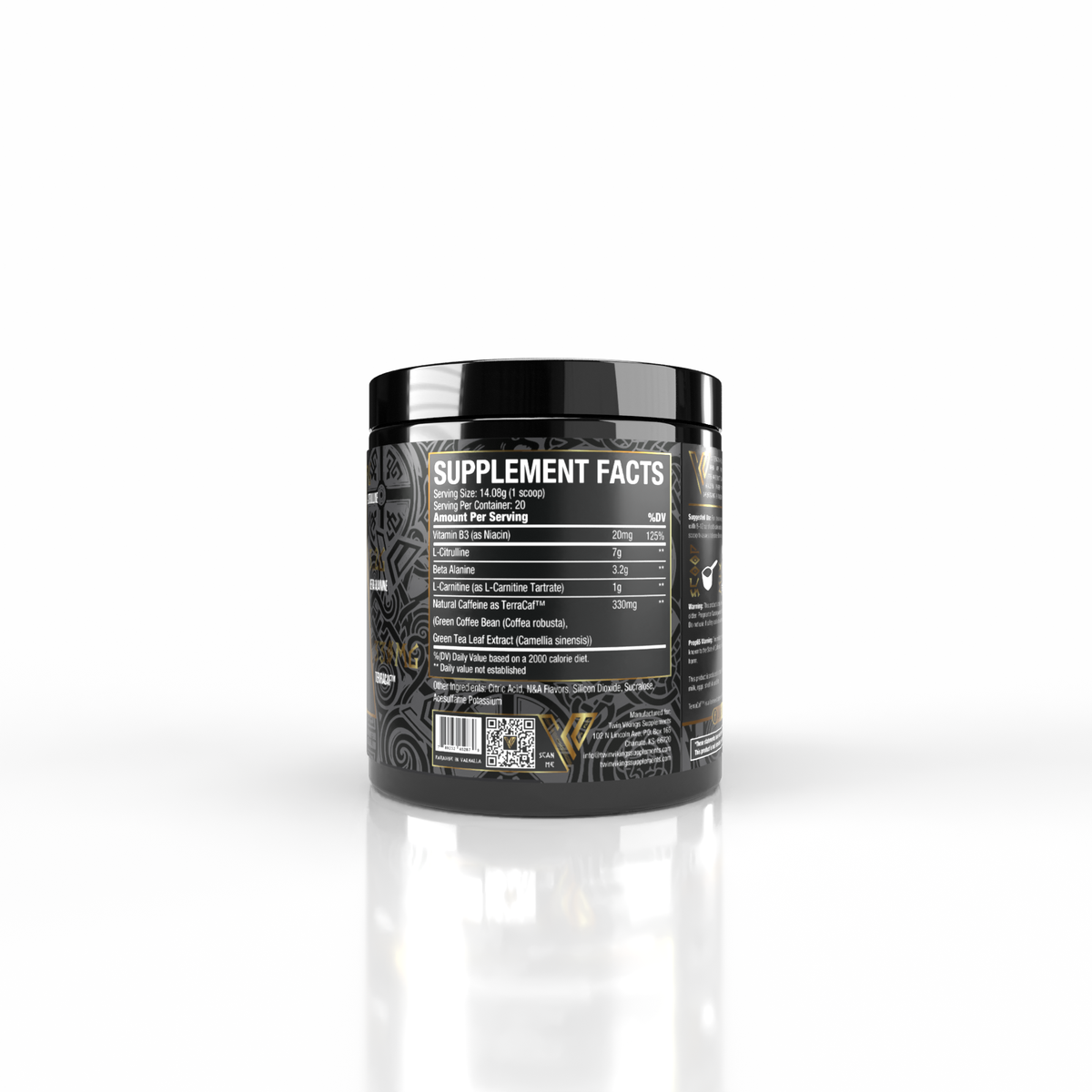 TwinVikings Supplements Pre-Workout Paradise in Valhalla (Pineapple Mango)