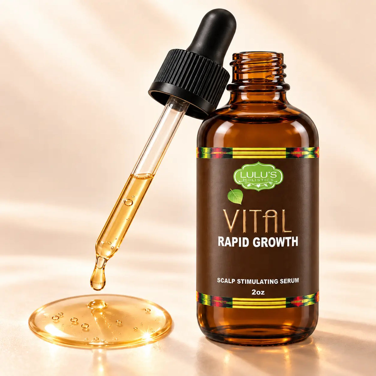 Lulu's Holistics Vital Rapid Growth Scalp Stimulating Serum (2oz)